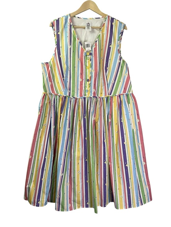 Disney Dresses & Skirts - The Dress Shop Disney Dapper Dans Rainbow Striped Dress 1X